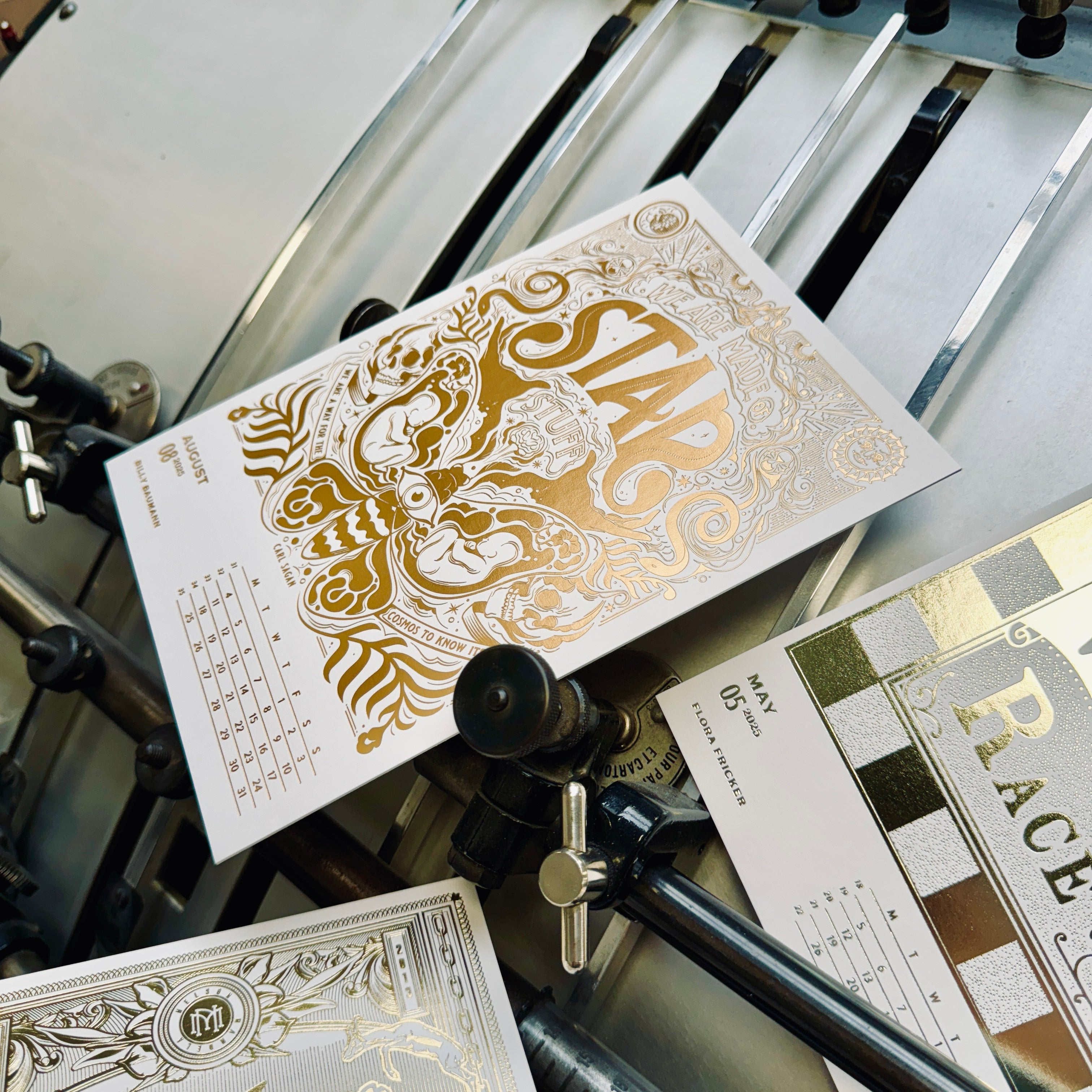 2025 LETTERPRESS CALENDAR - COLLECTOR ULTRA LIGHT edition 2025 LETTERPRESS CALENDAR - COLLECTOR ULTRA LIGHT edition