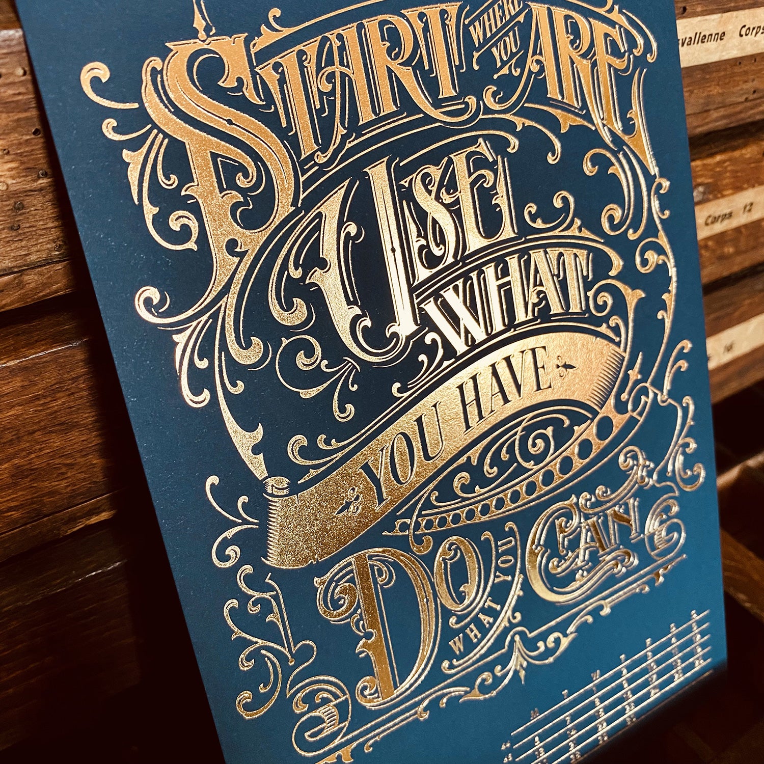 2023 letterpress calendar Artist's proof 11 2023 letterpress calendar Artist's proof 11