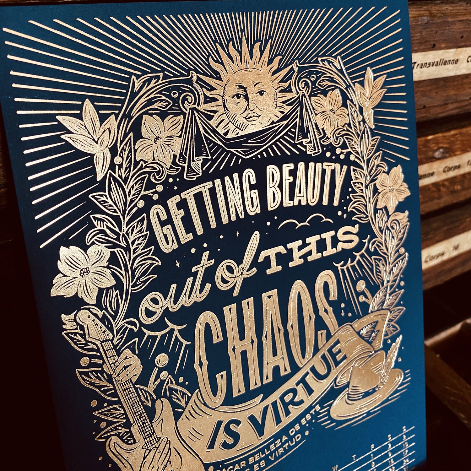 2023 letterpress calendar Artist's proof 12 2023 letterpress calendar Artist's proof 12