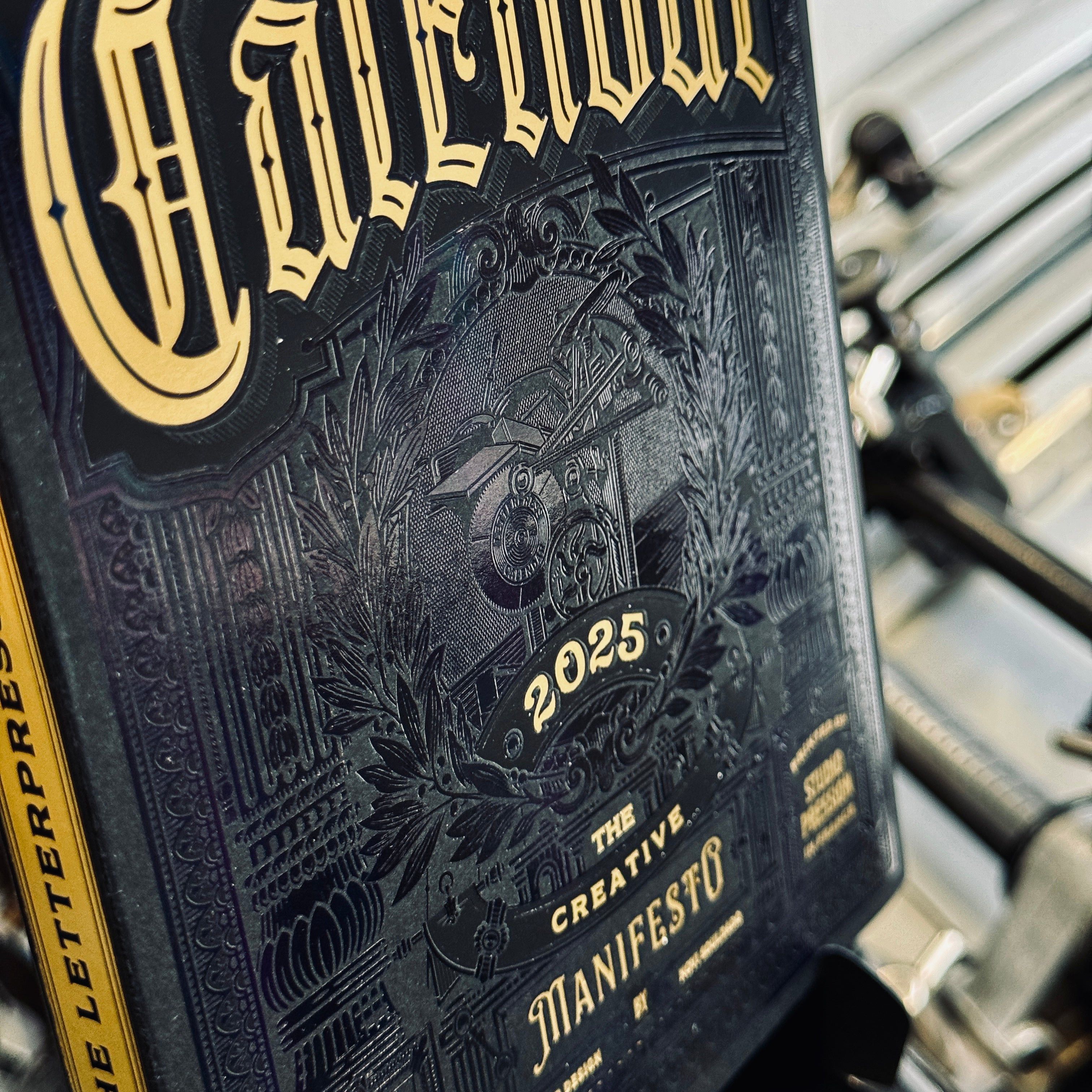 2025 LETTERPRESS CALENDAR - DEEP DARK COLLECTOR edition 2025 LETTERPRESS CALENDAR - DEEP DARK COLLECTOR edition