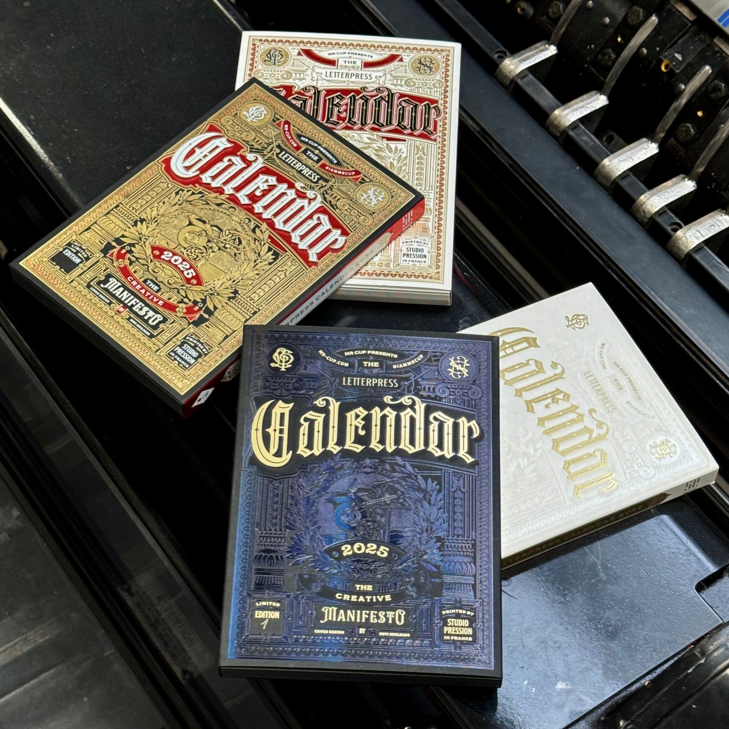 2025 LETTERPRESS CALENDAR - 4 EDITIONS 2025 LETTERPRESS CALENDAR - 4 EDITIONS