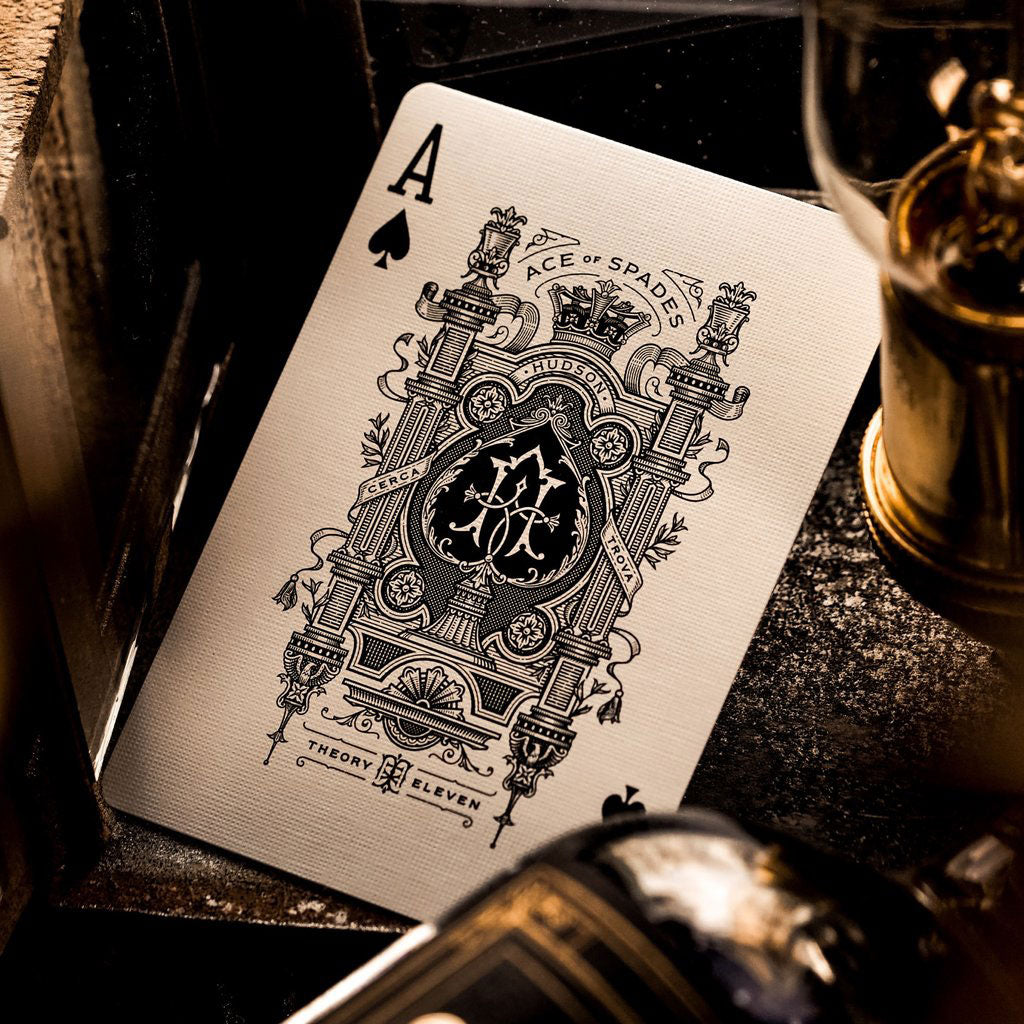 HUDSON BLACK playing cards deck - MR CUP HUDSON BLACK playing cards deck - MR CUP