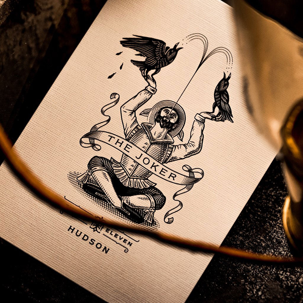 HUDSON BLACK playing cards deck - MR CUP HUDSON BLACK playing cards deck - MR CUP