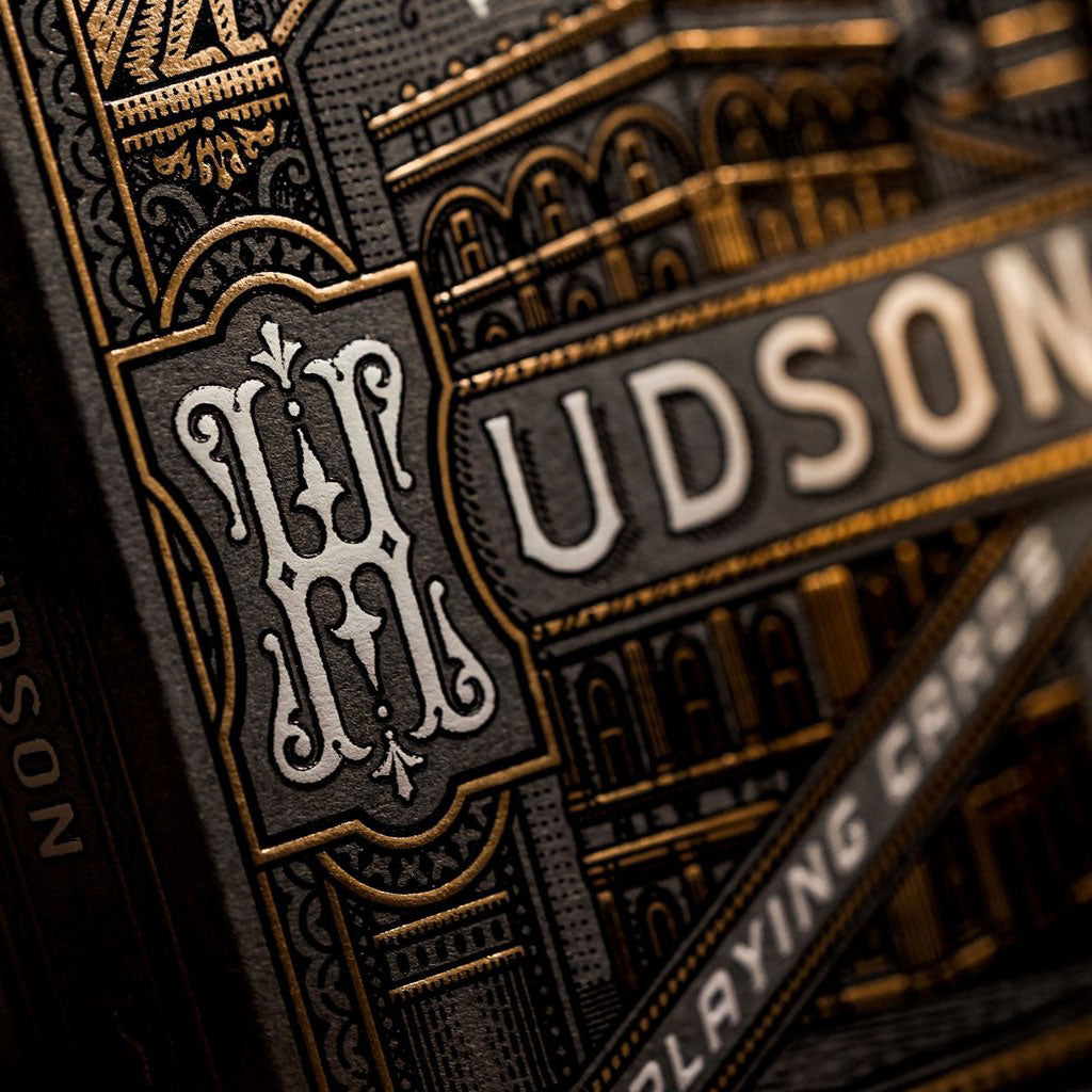 HUDSON BLACK playing cards deck - MR CUP HUDSON BLACK playing cards deck - MR CUP