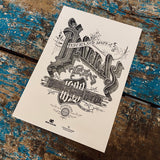 DALLAS small art print