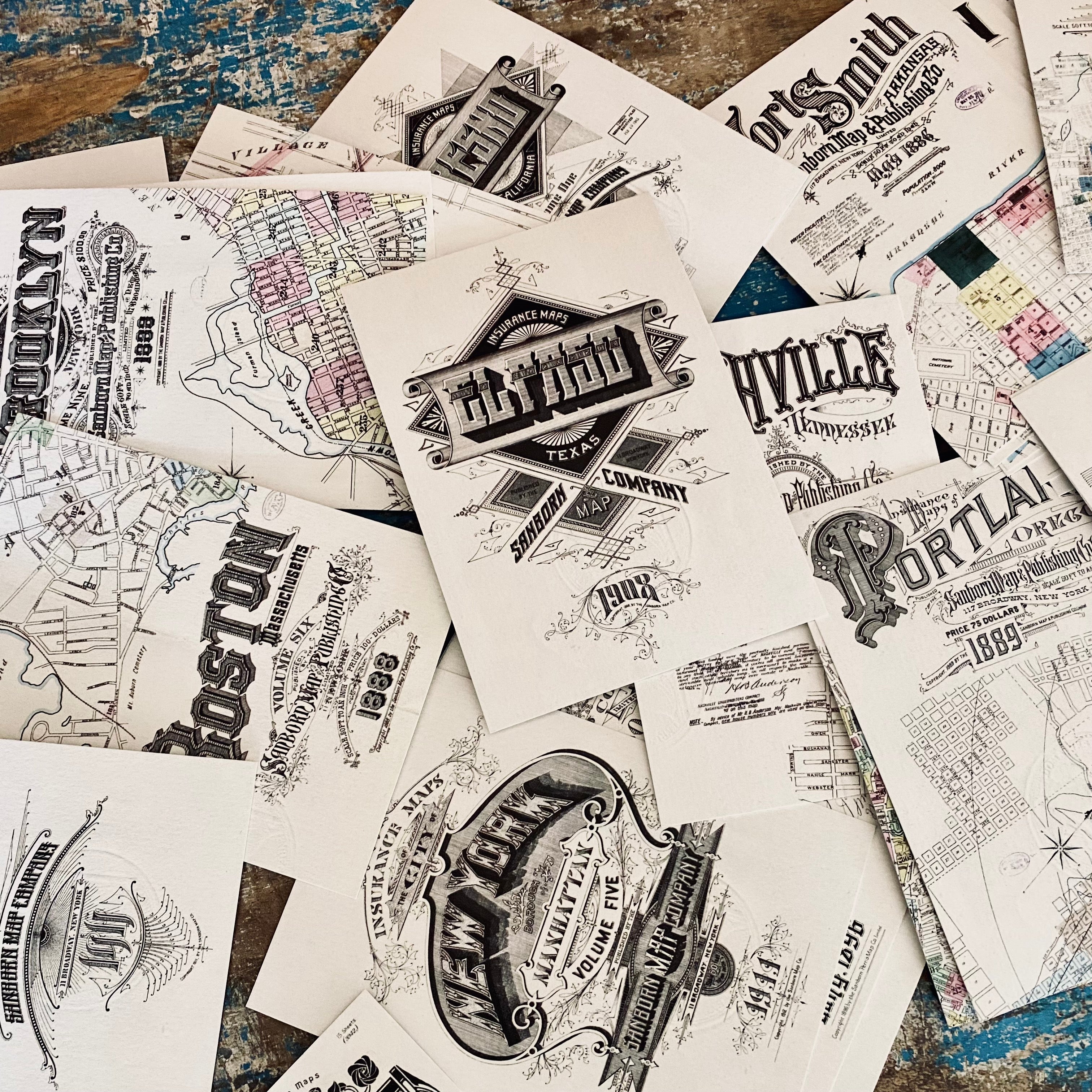 36 ALPHABET CITIES postcards collection 36 ALPHABET CITIES postcards collection