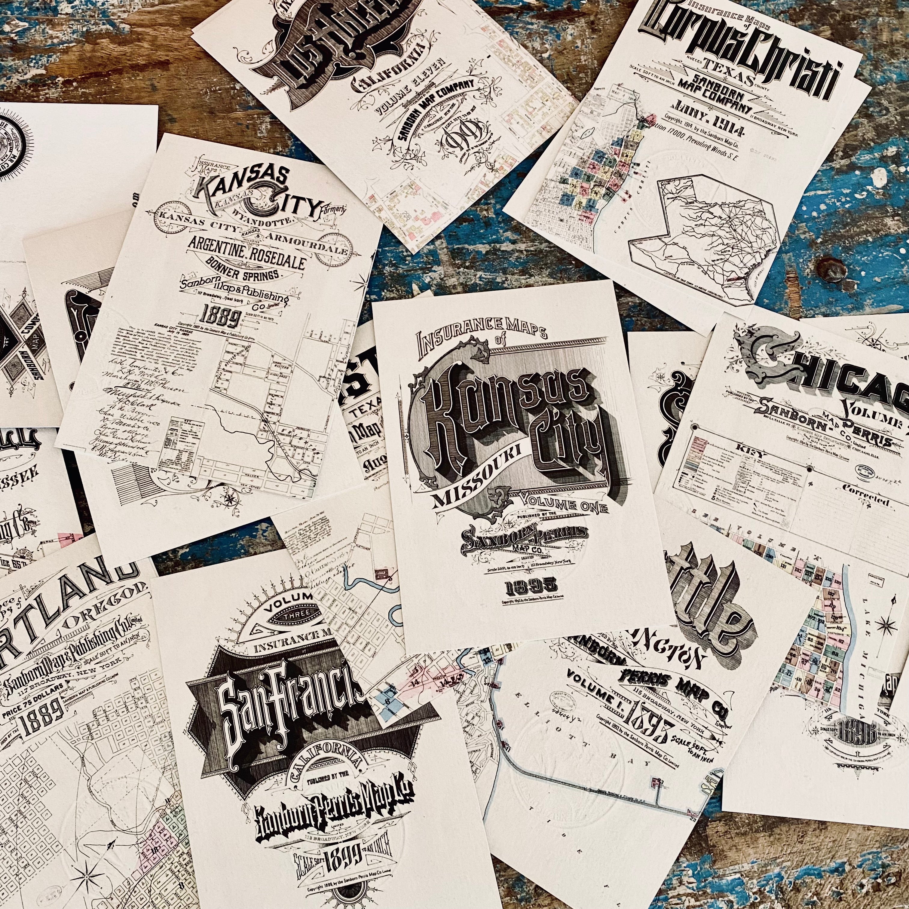 36 ALPHABET CITIES postcards collection 36 ALPHABET CITIES postcards collection