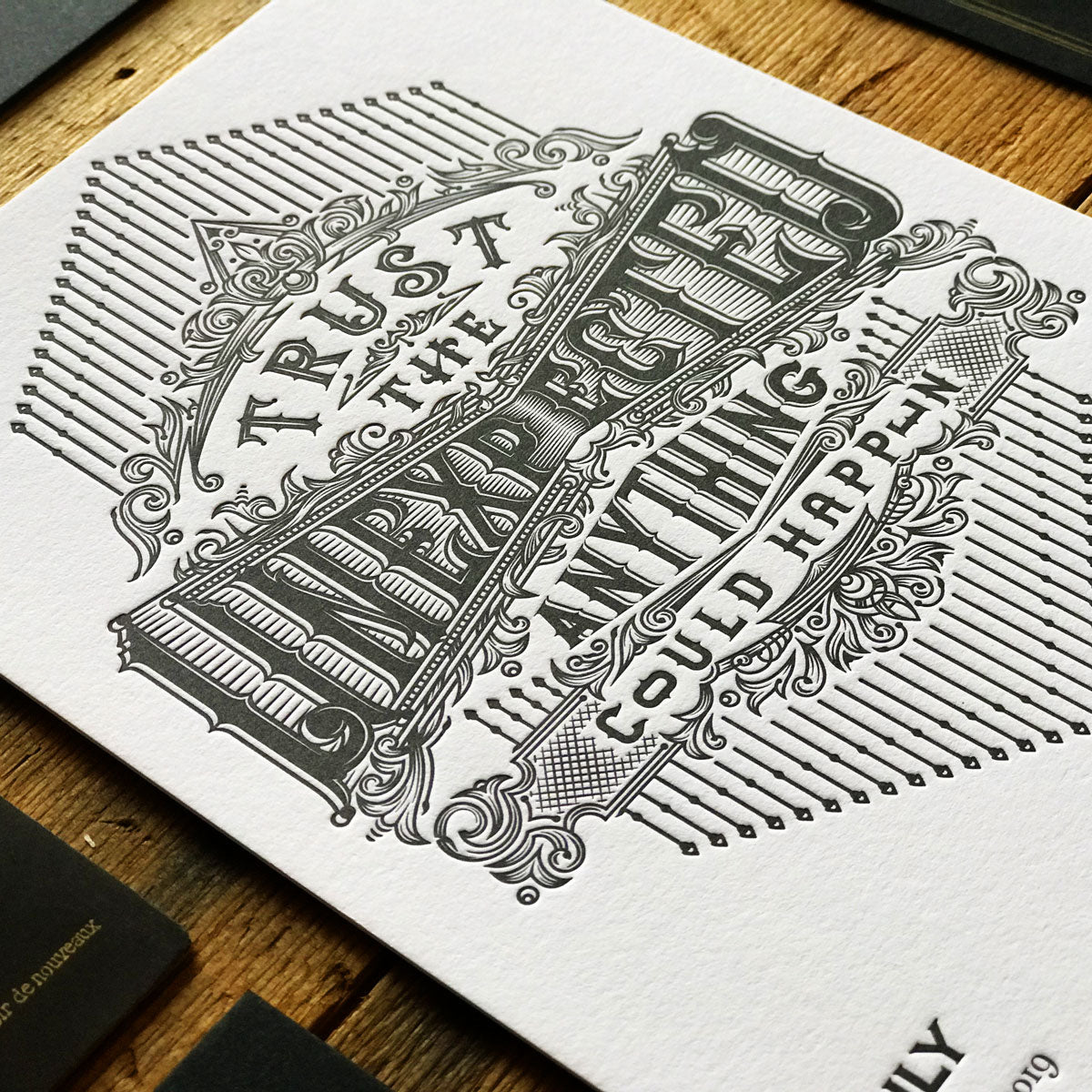 2019 letterpress calendar Artist's proof 07 - MR CUP 2019 letterpress calendar Artist's proof 07 - MR CUP