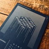2017 letterpress calendar Artist's proof 09 - MR CUP