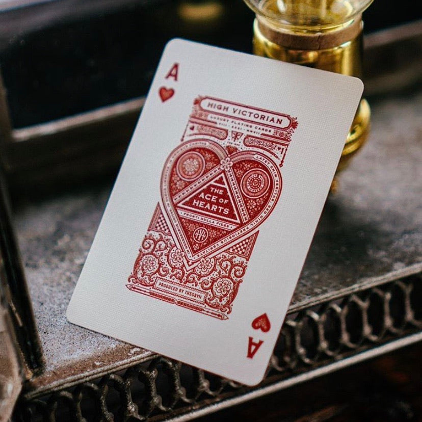 HIGH VICTORIAN - RED edition - playing cards HIGH VICTORIAN - RED edition - playing cards
