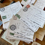 36 Ephemera postcards collection