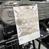 2025 LETTERPRESS CALENDAR - COLLECTOR ULTRA LIGHT edition