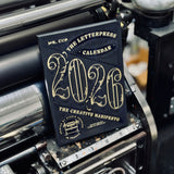 2026 LETTERPRESS CALENDAR - DARK - Collector HOLOGRAPHIC Edition