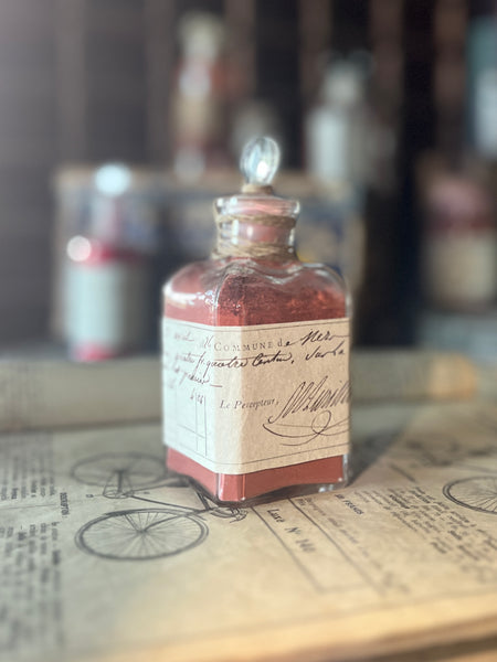 Apothecary bottle-earthy pink pigment-P.rose3