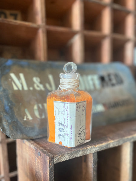 Apothecary bottle-orange pigment-P.OR-297