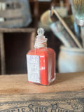 Apothecary bottle- reddish-orange pigment-P.OR-144