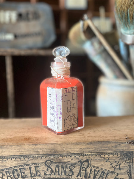 Apothecary bottle- reddish-orange pigment-P.OR-144
