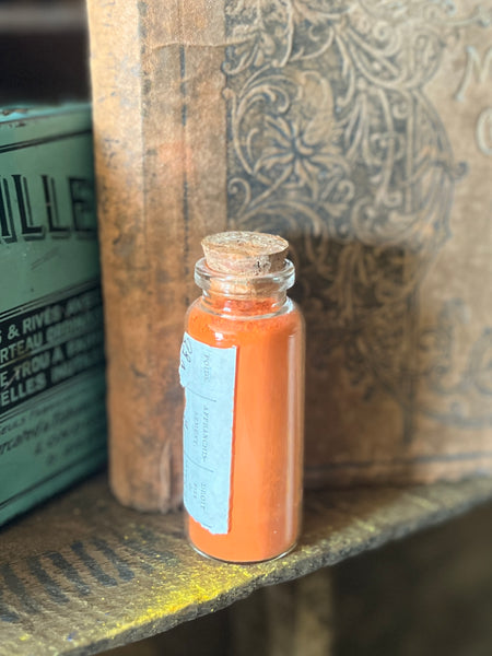 ORANGE pigment Apothecary small bottle - P.OR-230
