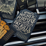 2026 LETTERPRESS CALENDAR - DARK - Collector HOLOGRAPHIC Edition