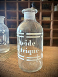 Three antique blown-glass pharmacy bottles, 19th early 20th centuries. LOT N°3