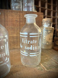 Three antique blown-glass pharmacy bottles, 19th early 20th centuries. LOT N°6