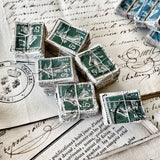 100 Identical French Stamps - GREEN (2803-D1)