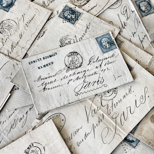 1850s French White Letters (2603-L1)