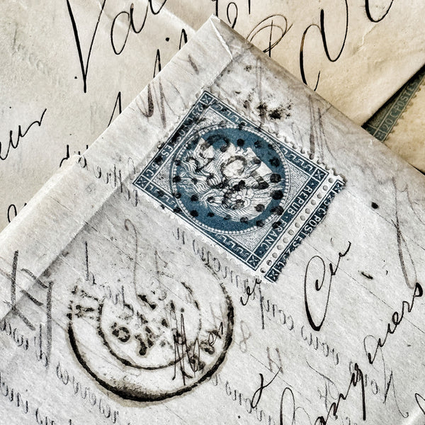 1850s French White Letters (2603-L1)