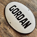GORDAN – Enameled Sign