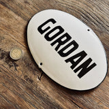 GORDAN – Enameled Sign