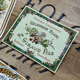 4 Late 1800's GIRAUD French Perfume Labels (0326-G1)