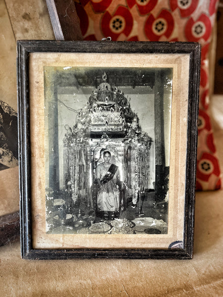 Indian Ritual Portrait vintage frame - IND 38