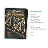 PRE-ORDER 2026 LETTERPRESS CALENDAR - DARK edition