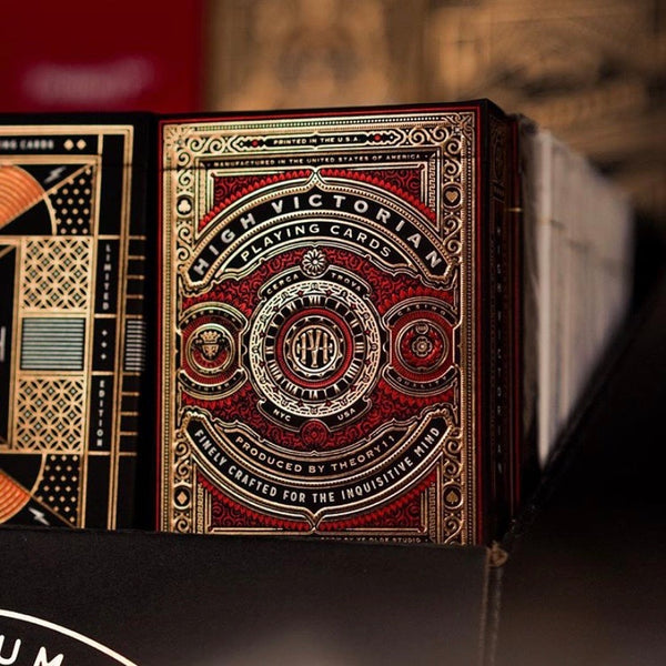 HIGH VICTORIAN - RED edition - playing cards
